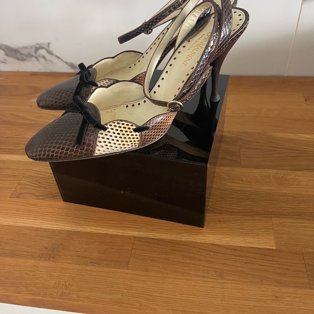 Yves Saint Laurent Python Heels. - image 3